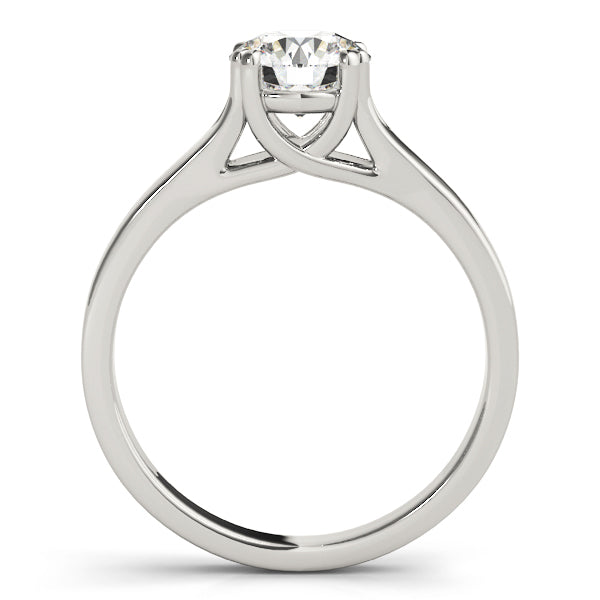14K White Gold 1CT Diamond Solitaire Ring