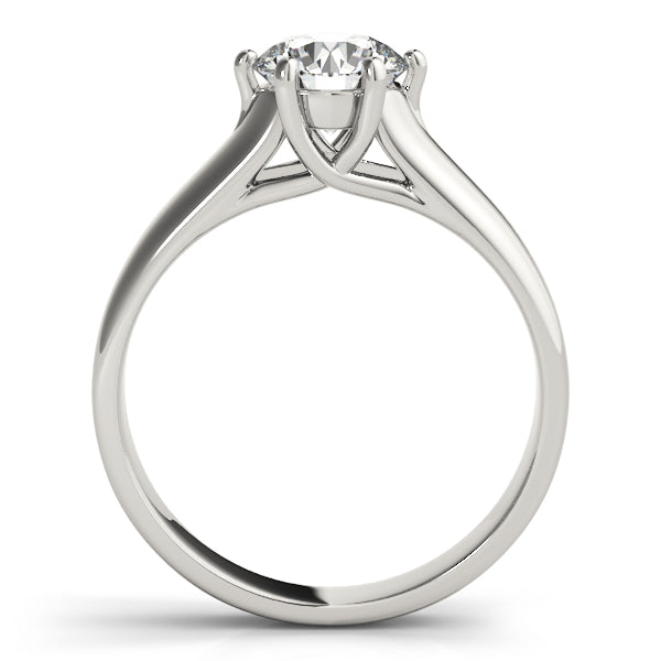1 CT Platinum Round Diamond Engagement Ring