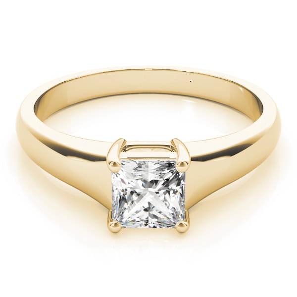 14K Yellow Gold 3/4 ct tw Solitaire Diamond Engagement Ring