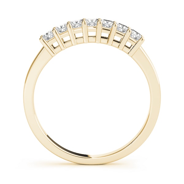 14K Yellow Gold 1/5 ct tw Fancy Shape Diamond Wedding Ring