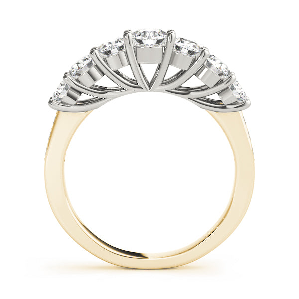 18K Yellow Gold 1.33ctw Round Diamond Wedding Band