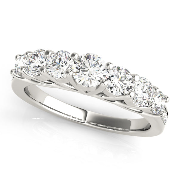 Platinum White Diamond Wedding Ring 1.33ctw