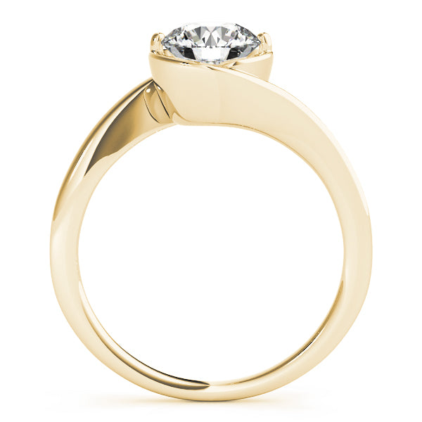 14K Yellow Gold 1ct Diamond Solitaire Engagement Ring