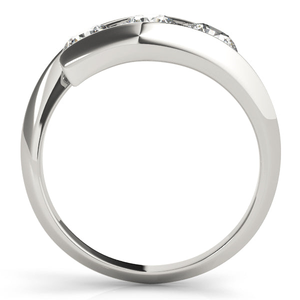 Platinum White 1 ct Diamond Three-Stone Ring