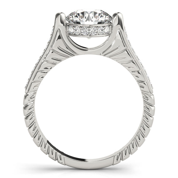 Platinum Vintage 1.16 ctw Diamond Engagement Ring