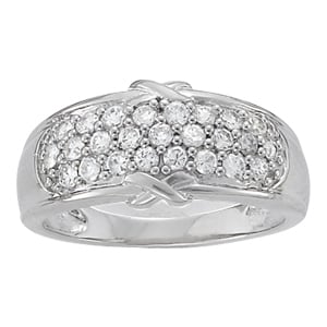 14K White Gold 1 ct tw Fashion Diamond Ring