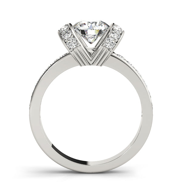 18K White Gold 1.5ctw Diamond Engagement Ring