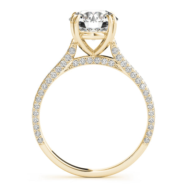 18K Yellow Gold Diamond Engagement Ring 1.5ctw