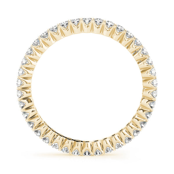 14K Yellow Gold Diamond Wedding Band