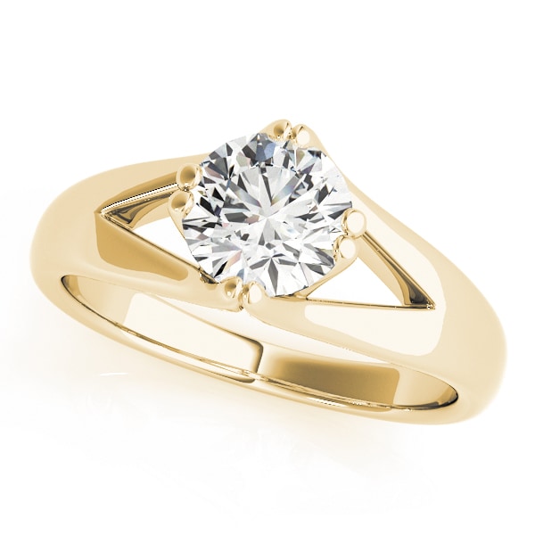 18K Yellow Gold 1 7/8 ct tw Solitaire Diamond Engagement Ring