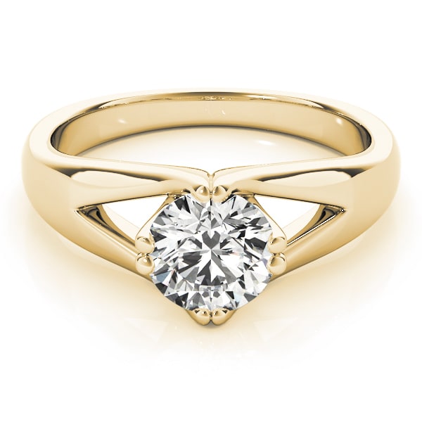 14K Yellow Gold 1 7/8 ct tw Solitaire Diamond Engagement Ring