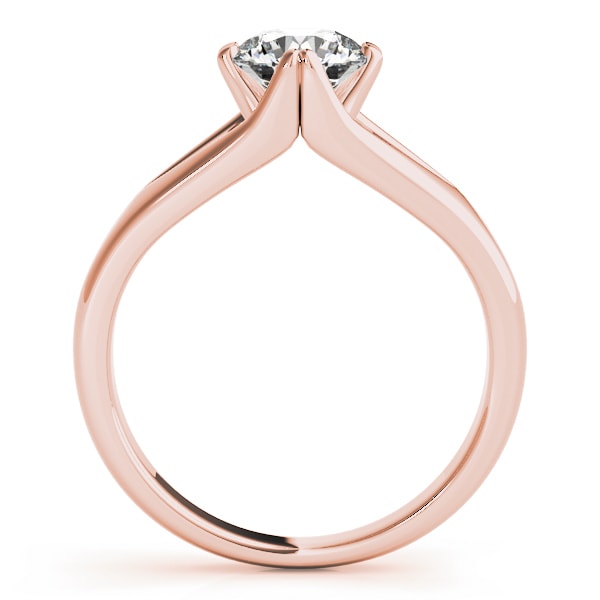 18K Rose Gold 1 7/8 ct tw Solitaire Diamond Engagement Ring