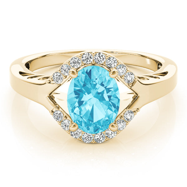 14K Yellow Gold 1/8 ct tw Fashion Diamond Ring