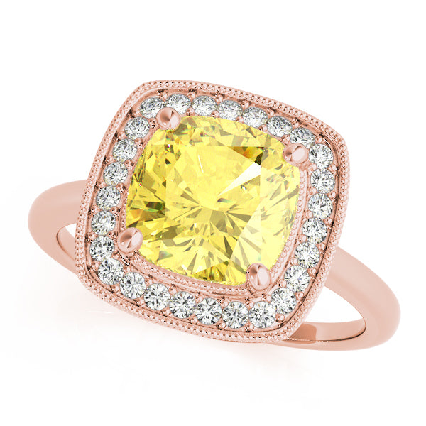 14K Rose Gold Diamond Fashion Ring