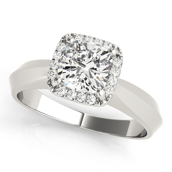 Halo Diamond Engagement Ring