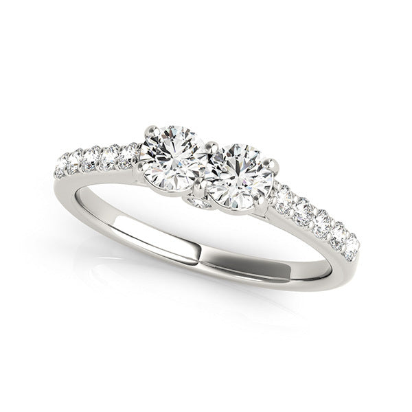 Platinum White 1.25ctw Round Diamond Ring