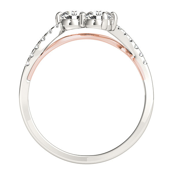 18K White Gold Multi-Diamond Fashion Ring