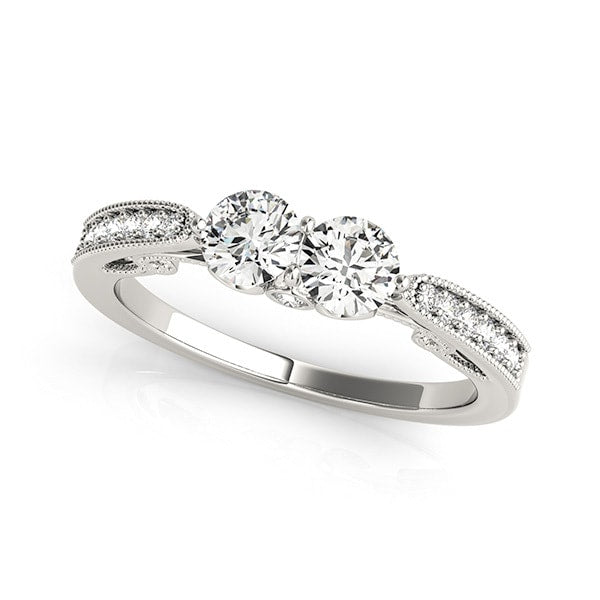 14K White Gold 1 1/5 ct tw Fashion Diamond Ring