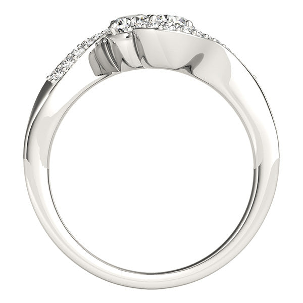 Platinum White Multi-Diamond Fashion Ring