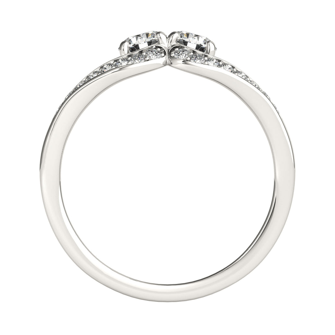 Platinum Multi-Diamond Fashion Statement Ring