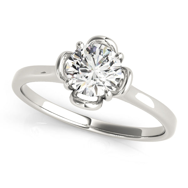 Platinum 1/3 ct Round Diamond Engagement Ring