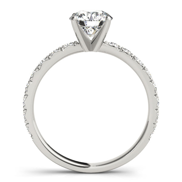 18K White Gold 1.33ctw Diamond Engagement Ring