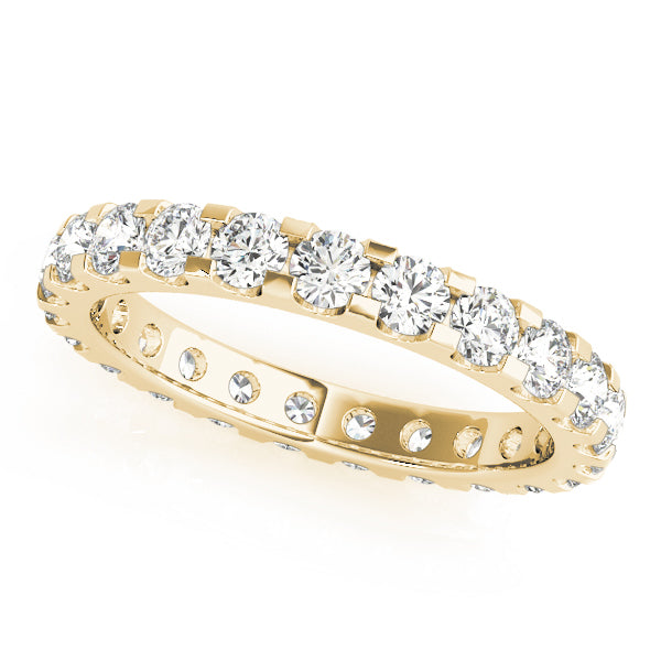 14K Yellow Gold Multi-Diamond Wedding Band