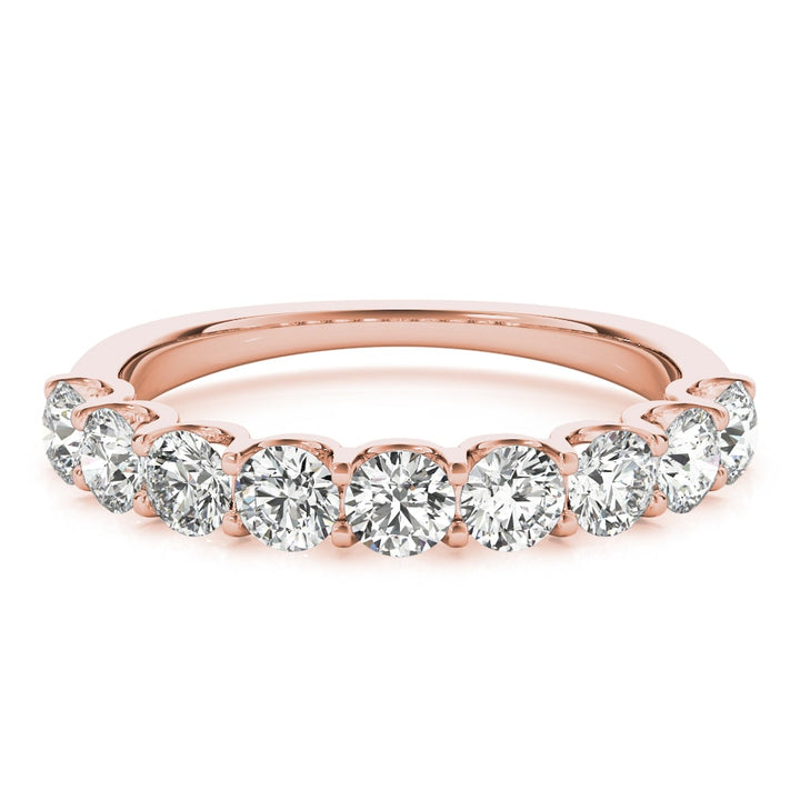 14K Rose Gold 1 ct tw Diamond Wedding Ring