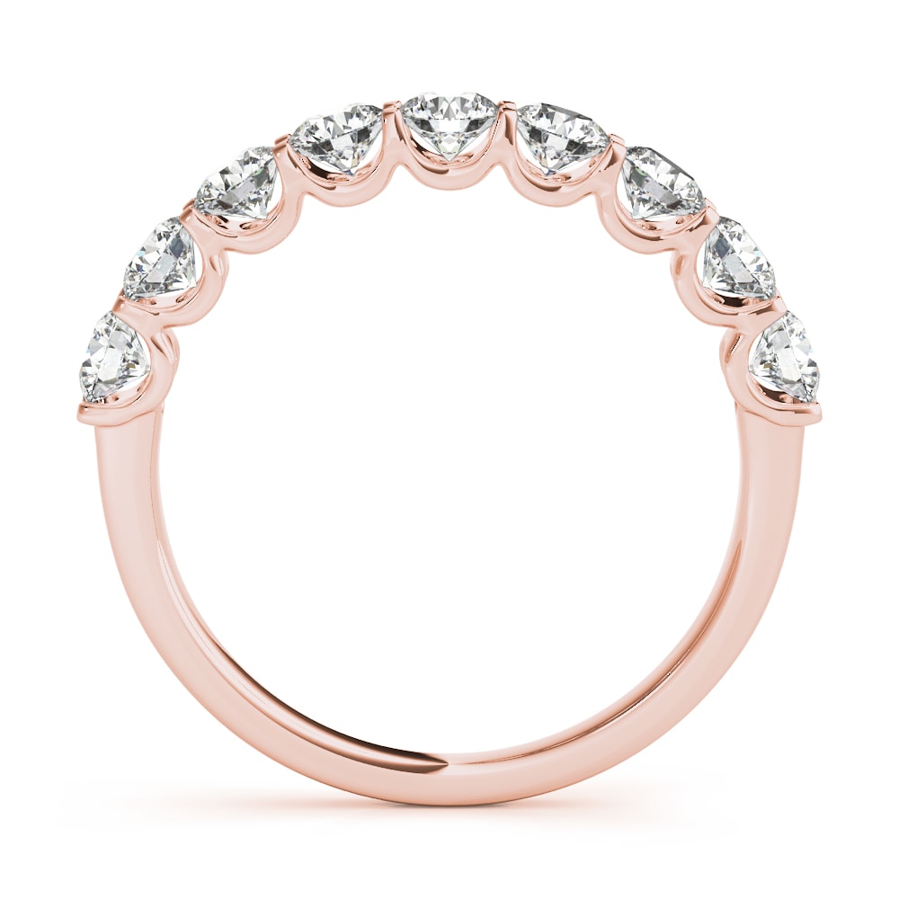 14K Rose Gold 1 ct tw Diamond Wedding Ring