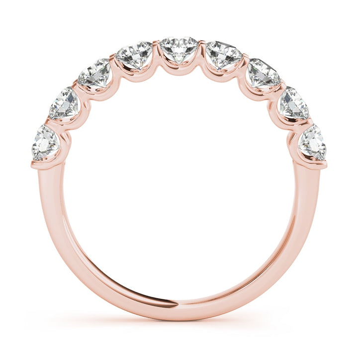 14K Rose Gold 1 ct tw Diamond Wedding Ring