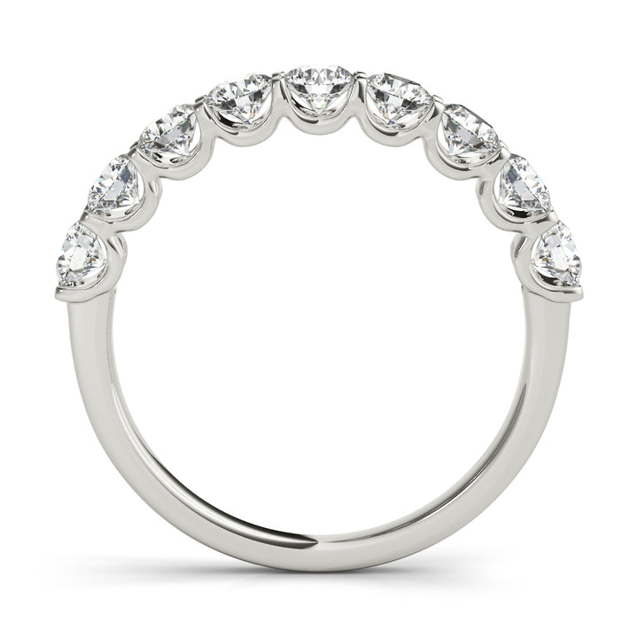 Platinum 1 CT Diamond Wedding Band