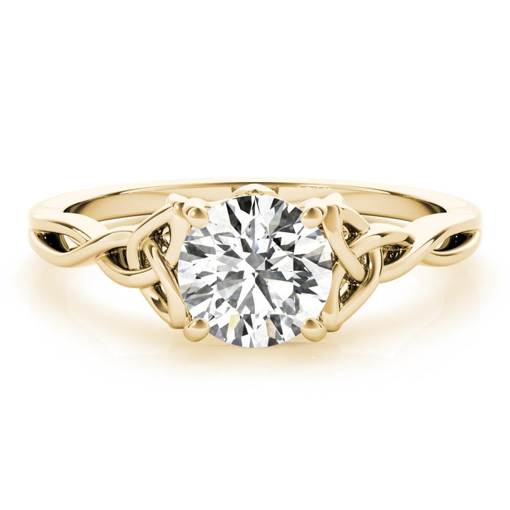 14K Yellow Gold 1/2 ct tw Solitaire Diamond Engagement Ring