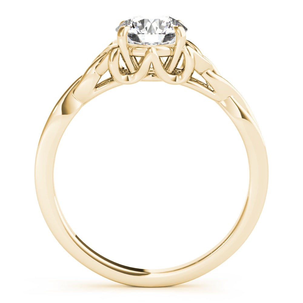 18K Yellow Gold 1/2 ct tw Solitaire Diamond Engagement Ring