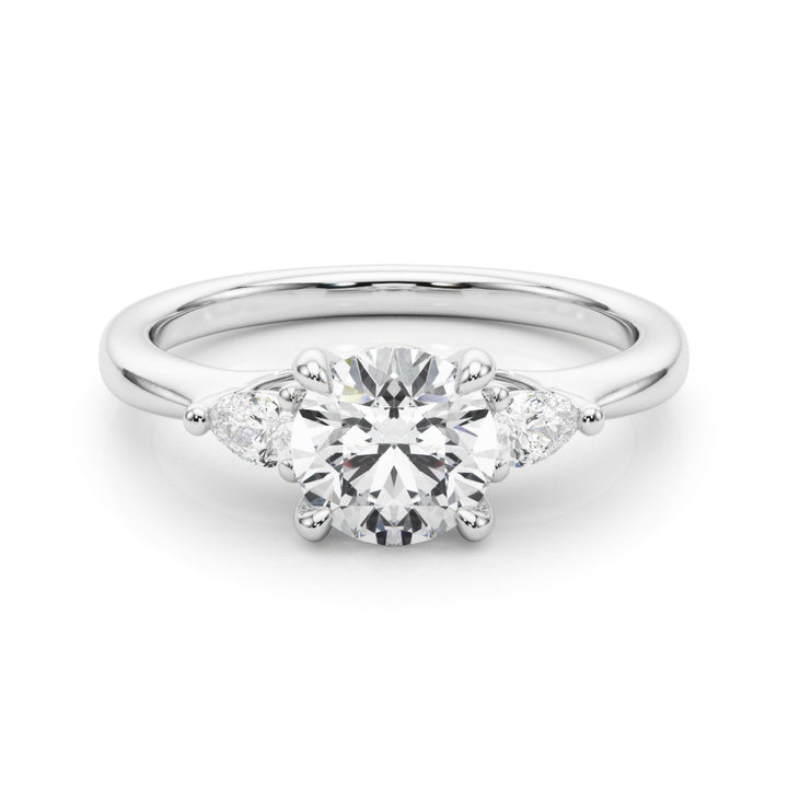 Platinum Diamond Engagement Ring | 0.72 ctw Premium Stones