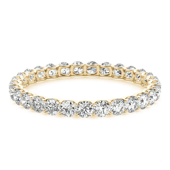 14K Yellow Gold 3/4 ct Diamond Wedding Band
