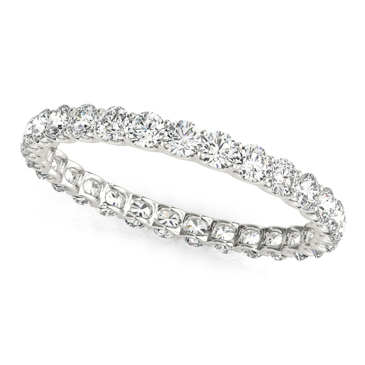 14K White Gold Diamond Wedding Ring
