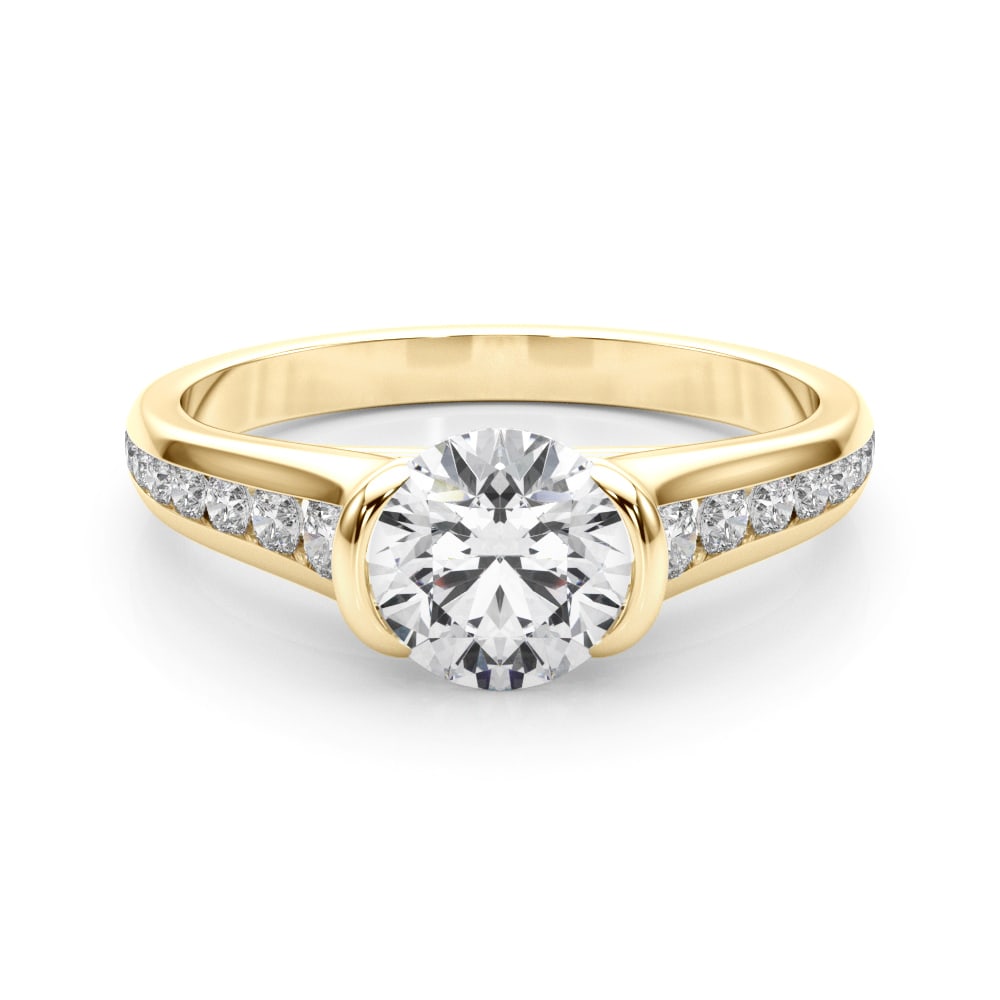 14K Yellow Gold 7/8 ct tw New Style Diamond Engagement Ring