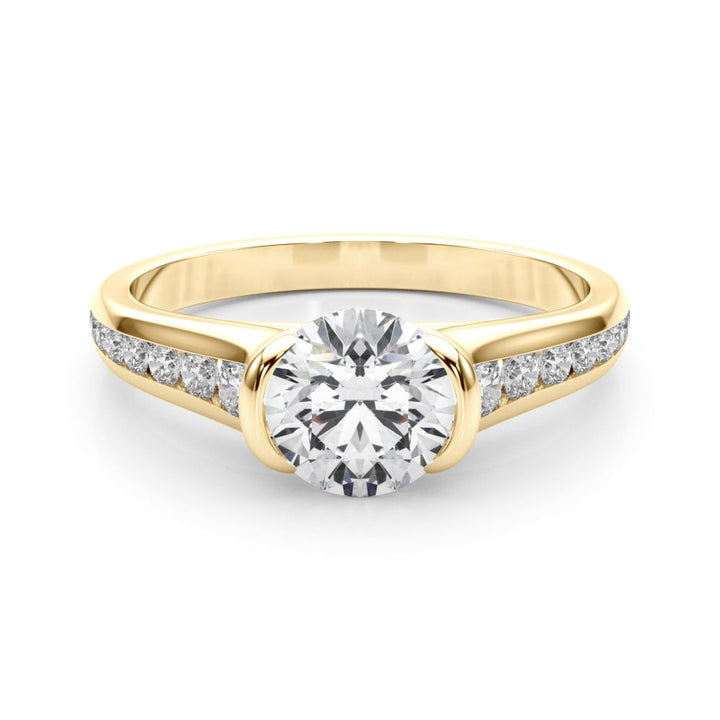 14K Yellow Gold 7/8 ct tw New Style Diamond Engagement Ring
