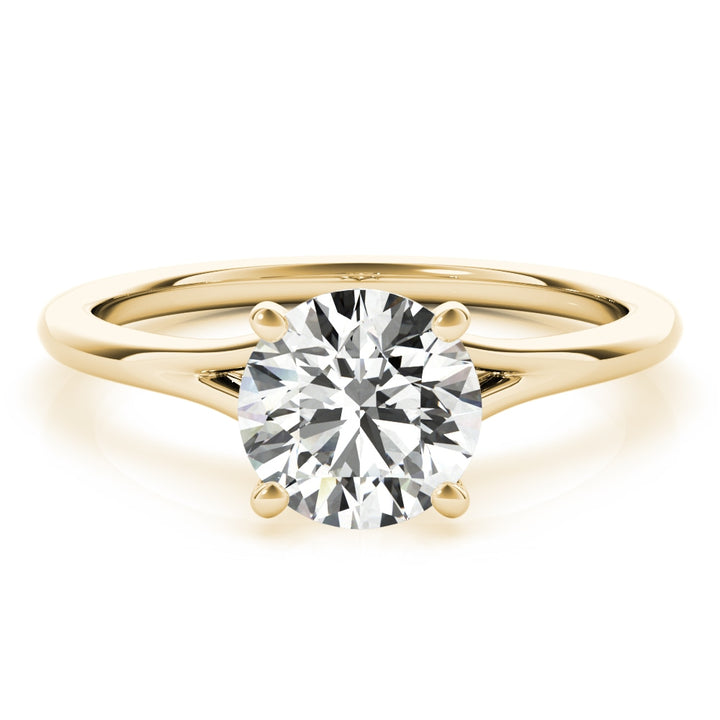 14K Yellow Gold 1 ct tw Solitaire Diamond Engagement Ring