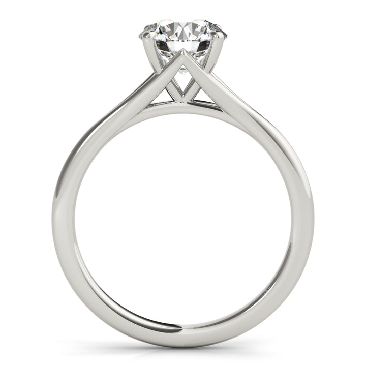 18K White Gold 1ct Diamond Solitaire Engagement Ring