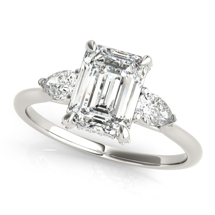 Three Stone Diamond Engagement Ring