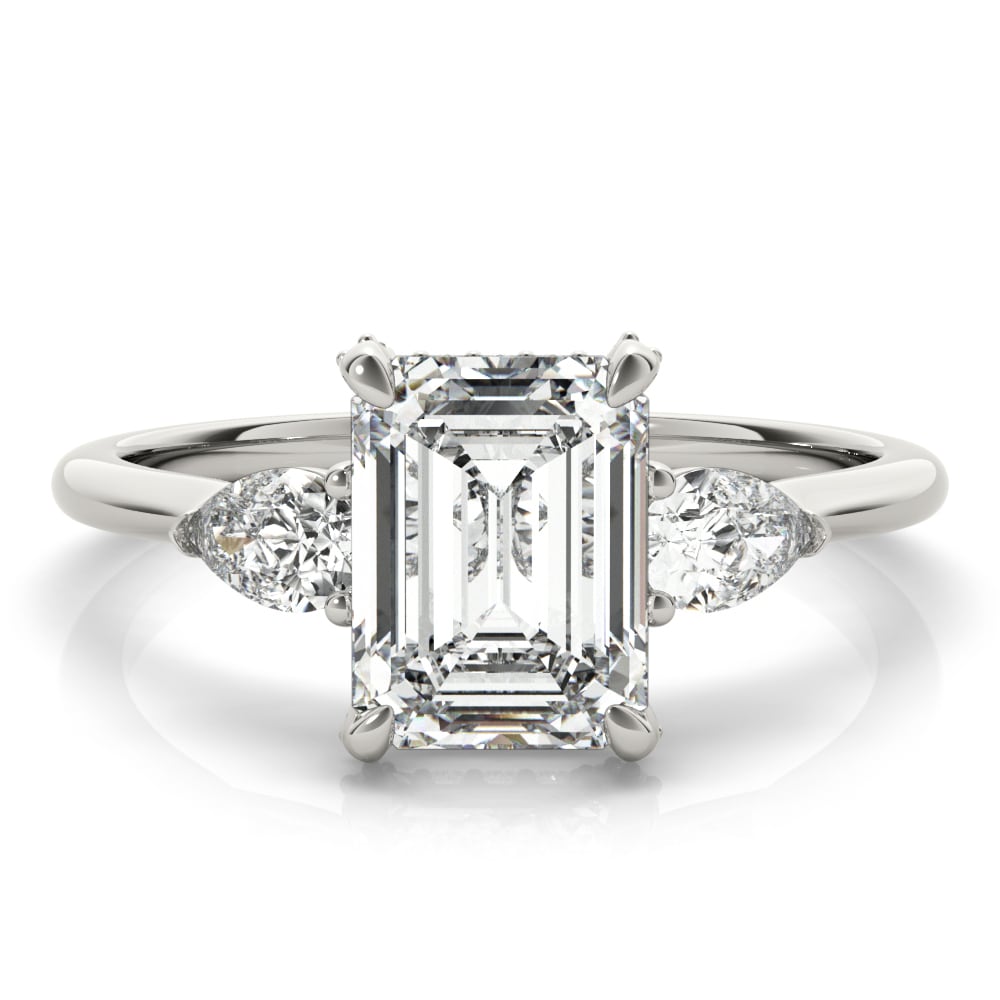 Three Stone Diamond Engagement Ring