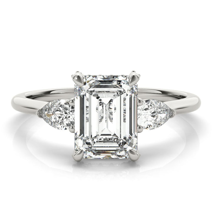 Three Stone Diamond Engagement Ring