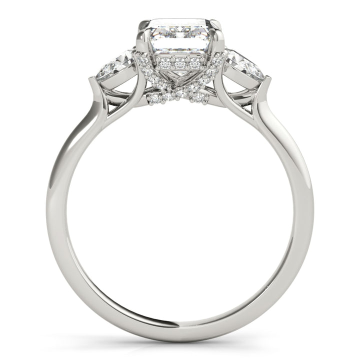 Three Stone Diamond Engagement Ring