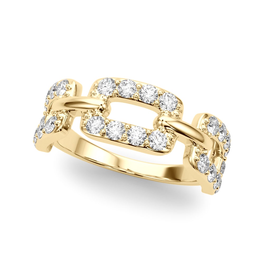 14K Yellow Gold 3/4 ct tw New Style Diamond Ring