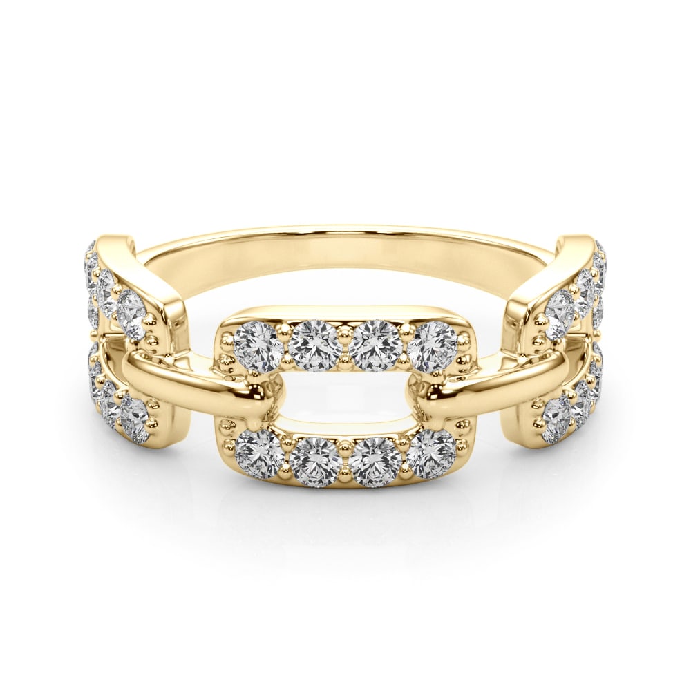 14K Yellow Gold 3/4 ct tw New Style Diamond Ring