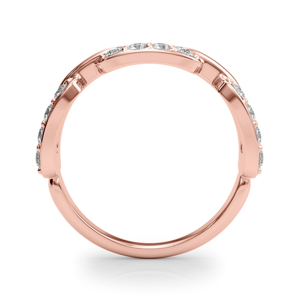 14K Rose Gold 3/4 ct tw New Style Diamond Ring