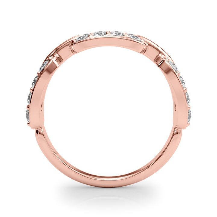 14K Rose Gold 3/4 ct tw New Style Diamond Ring