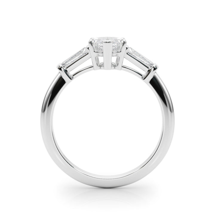 14K White Gold Marquise Diamond Engagement Ring