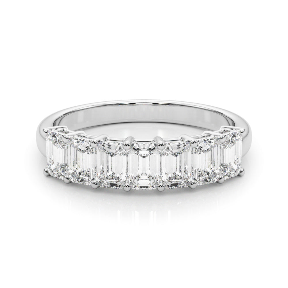 Platinum 1.75 CT Emerald Diamond Engagement Ring